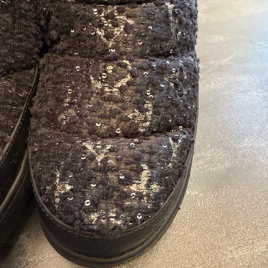 ルイヴィトンラメ黒ブーツ 37yamapuさん専用です