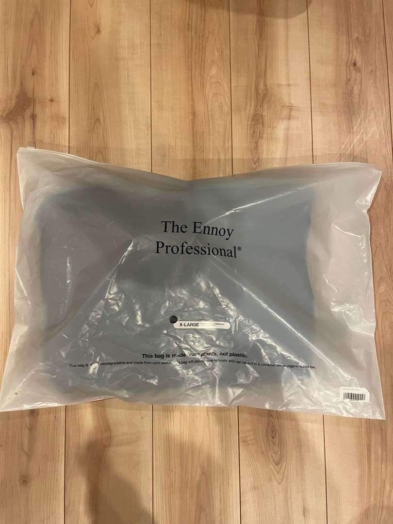 エンノイ　フリースベスト　ブラック　XL