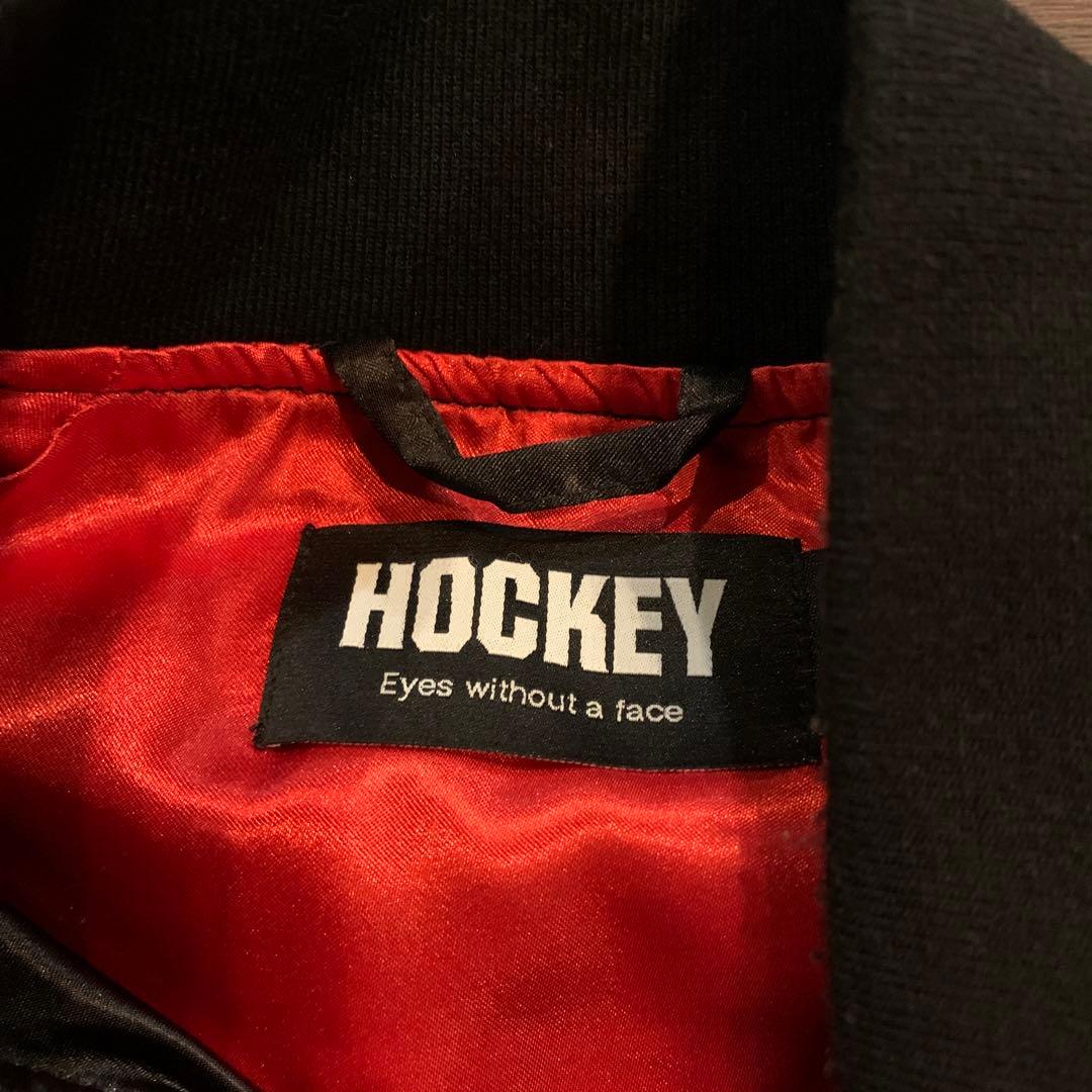 美品HOCKEY skate ナイロンジャケットBEN KADOWモデル 黒L