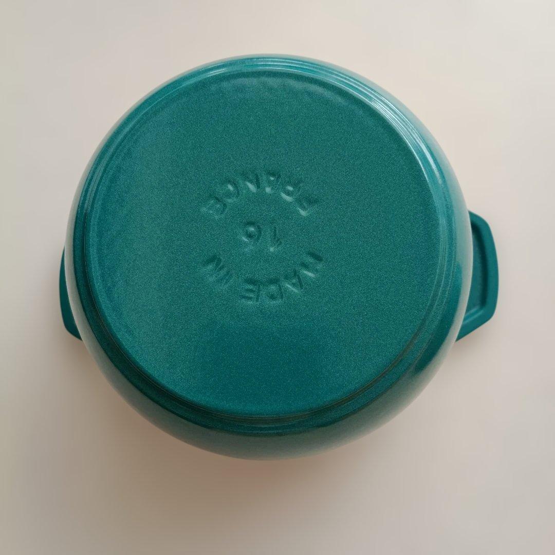 Staub ココット de GOHAN ミント Mサイズ 16cm