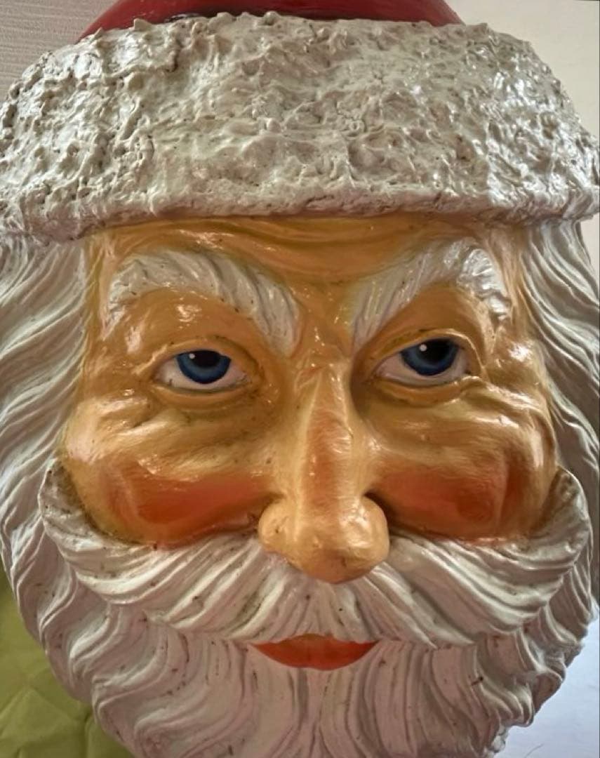 〈クリスマス〉3つの顔のサンタクロース置物　フィリピン　クリスマス　置物　珍品