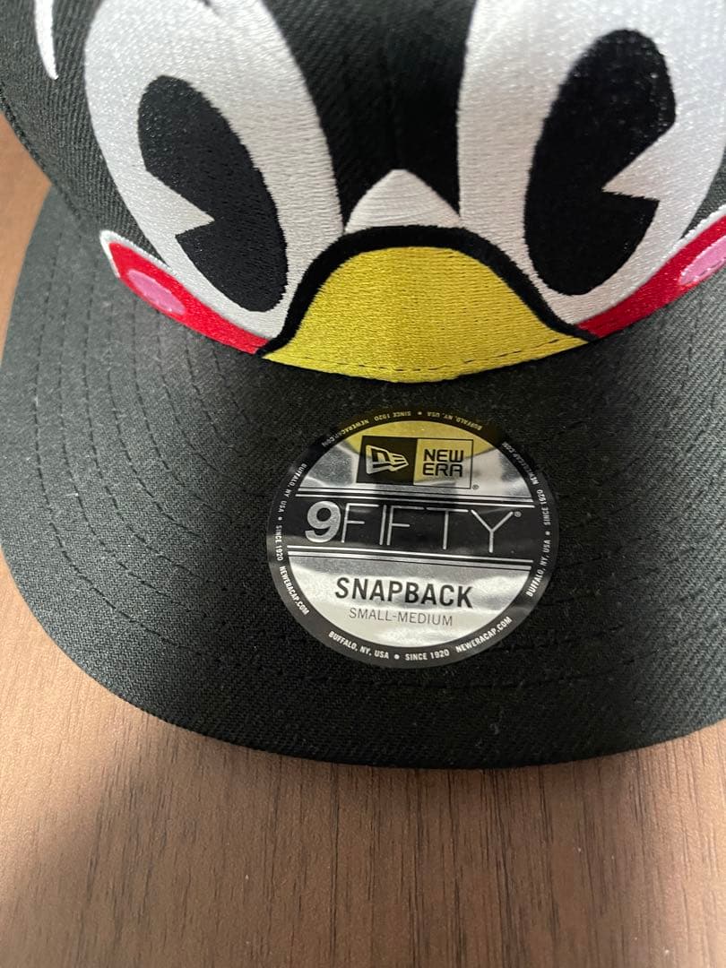 【新品未使用】希少　ニューエラー×つば九郎　コラボ　ベースボールキャップ　黒