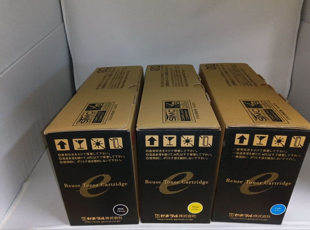 トナーカートリッジ 3個セット 再利用可能TN296C.B.Y