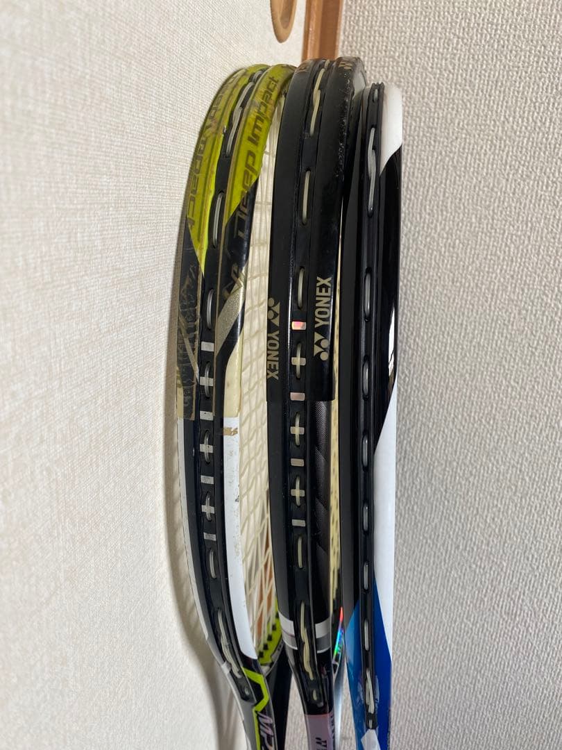 軟式テニス　ラケット　グリップテープ　エッジガード　ケース付き(1つ)まとめ売り