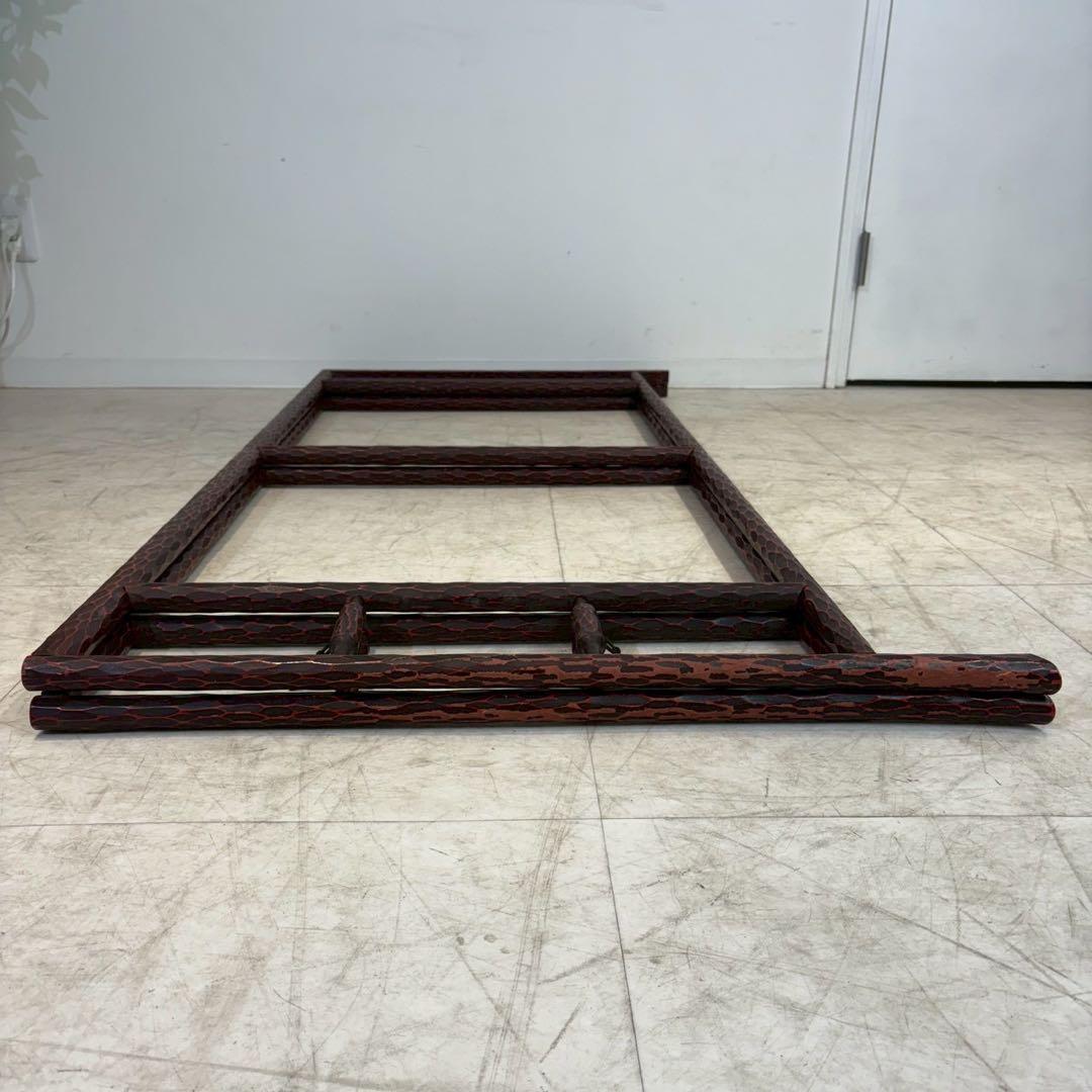 鎌倉彫 衣桁 衣紋掛け 着物掛け・洋服掛け レトロ家具 和風インテリア