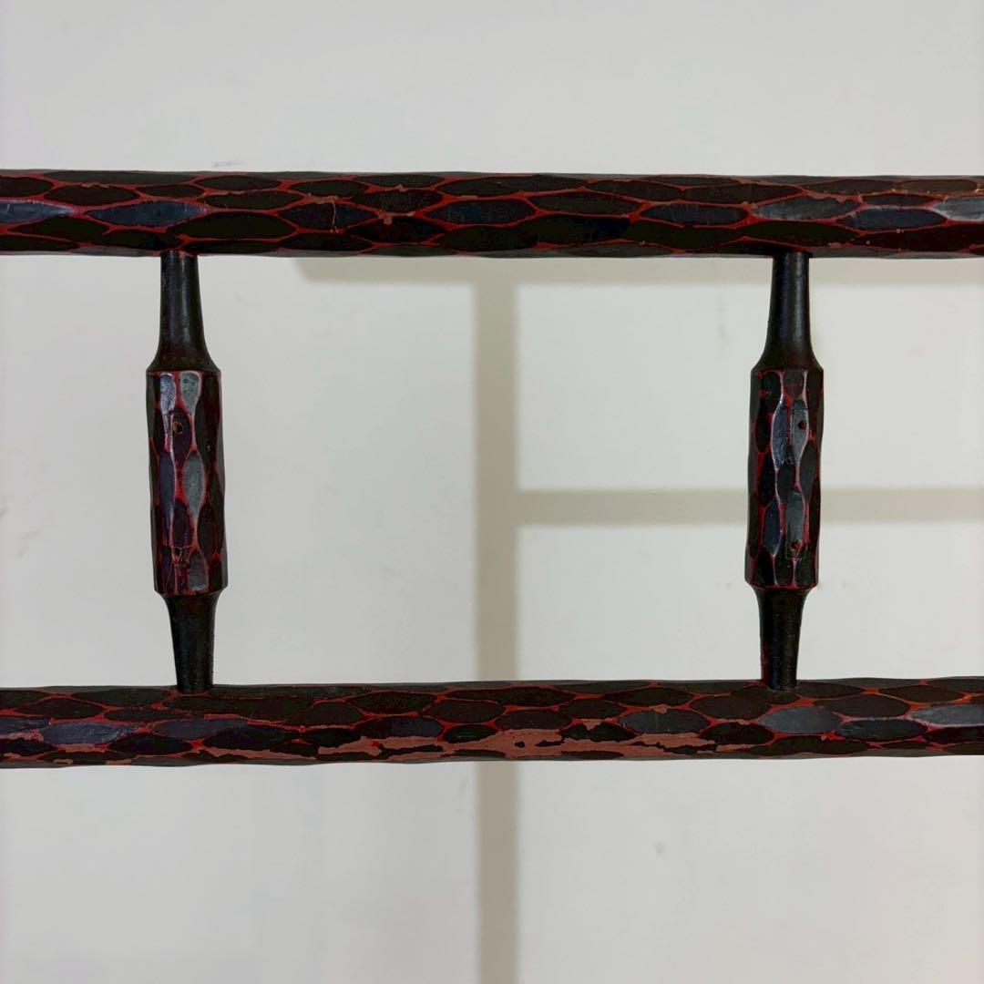 鎌倉彫 衣桁 衣紋掛け 着物掛け・洋服掛け レトロ家具 和風インテリア