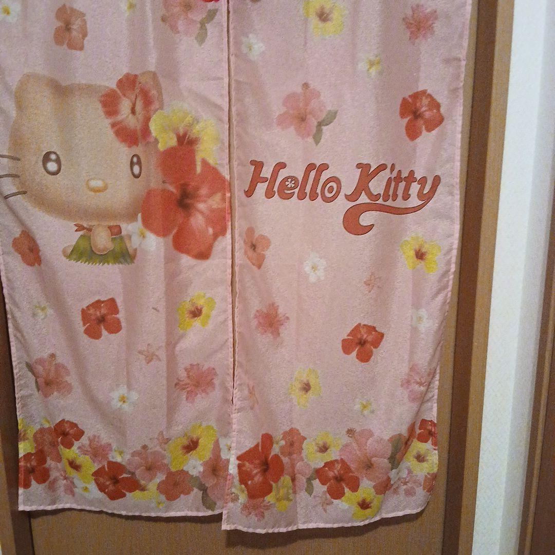 激レア　キティ　のれん　日焼けキティ　お値下げ