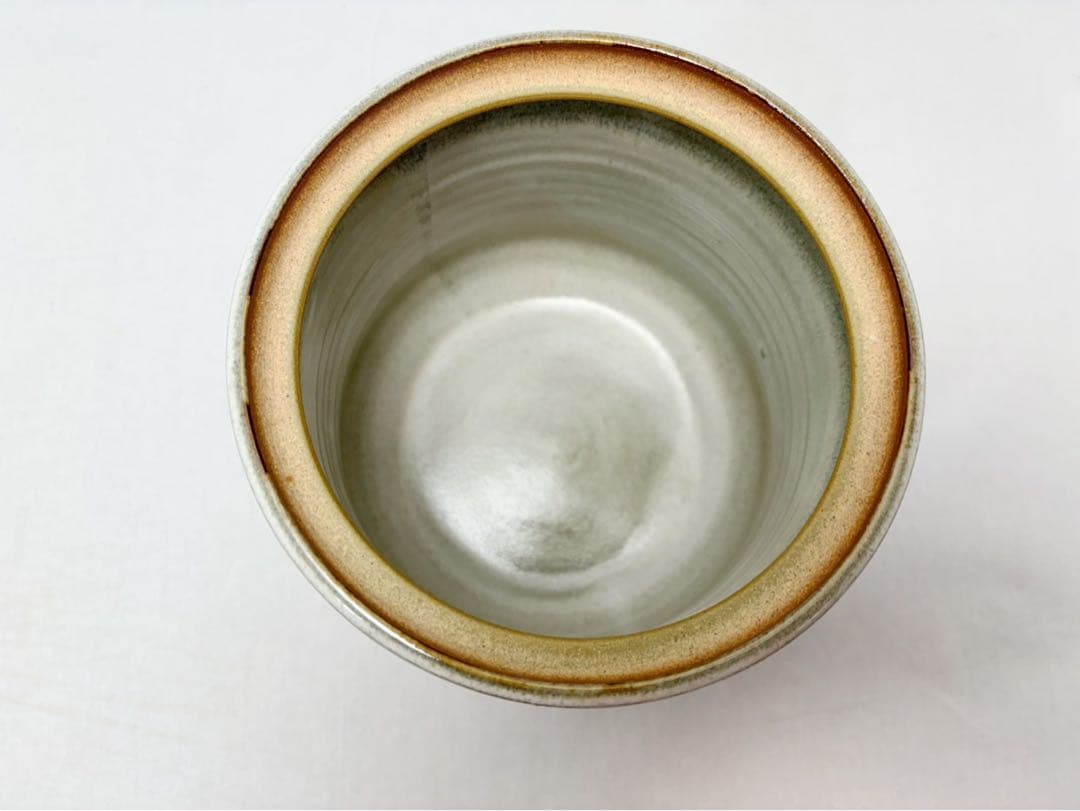 未使用 茶道具 西尾健斎作 耳付 水指 陶印 水差し 共箱