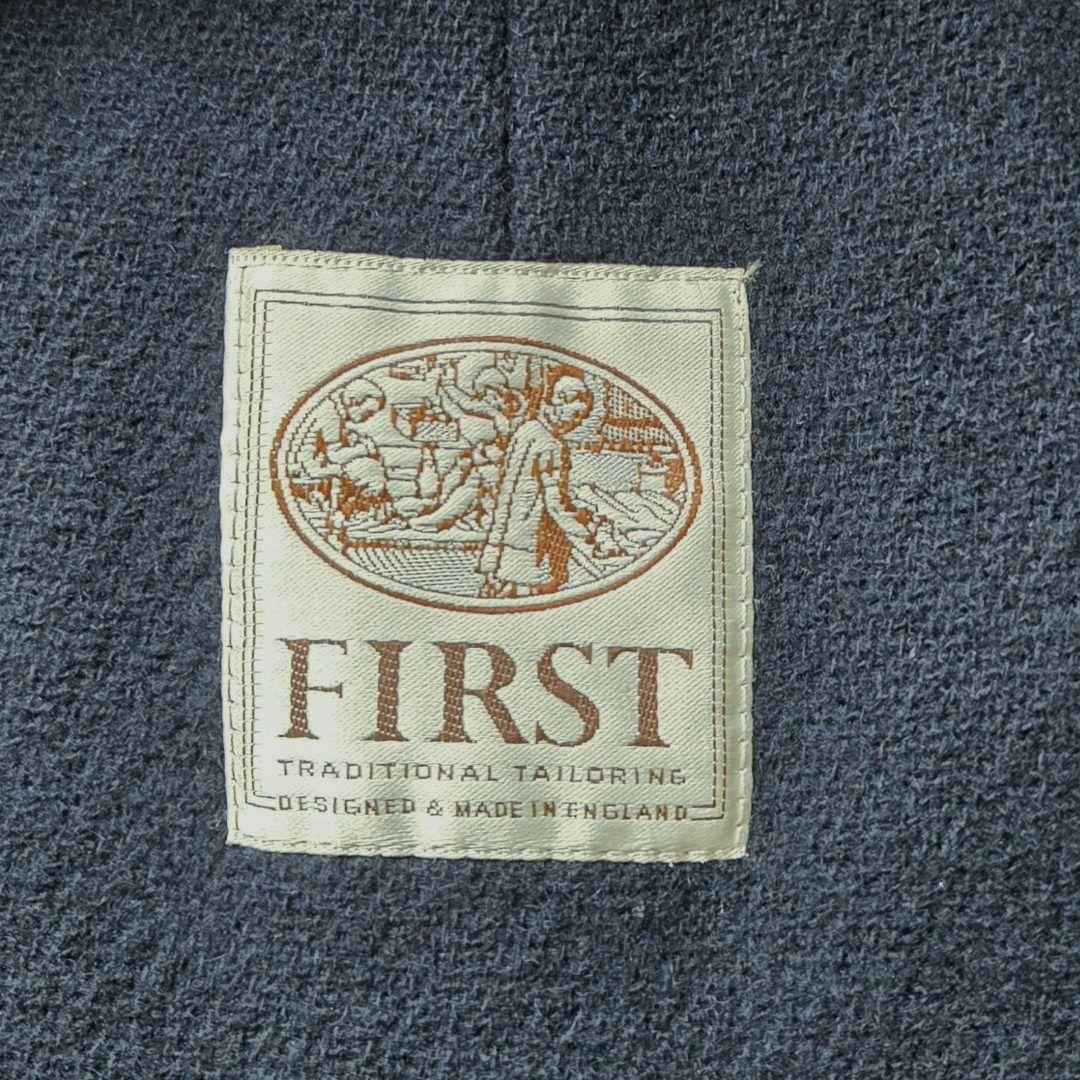 あにあに様希少✨FIRST 英国製 ダッフルコート ヘリンボーン メルトン　M