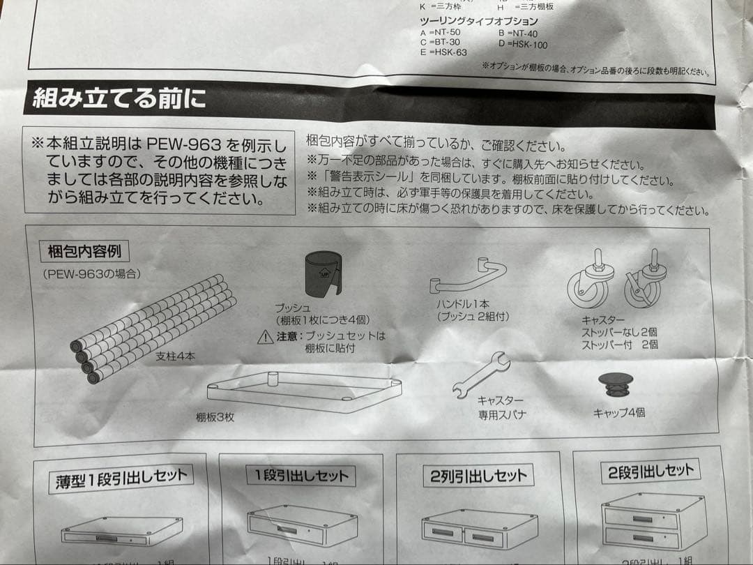 TRUSCO 3段スチールラック PEW-963-G75-W