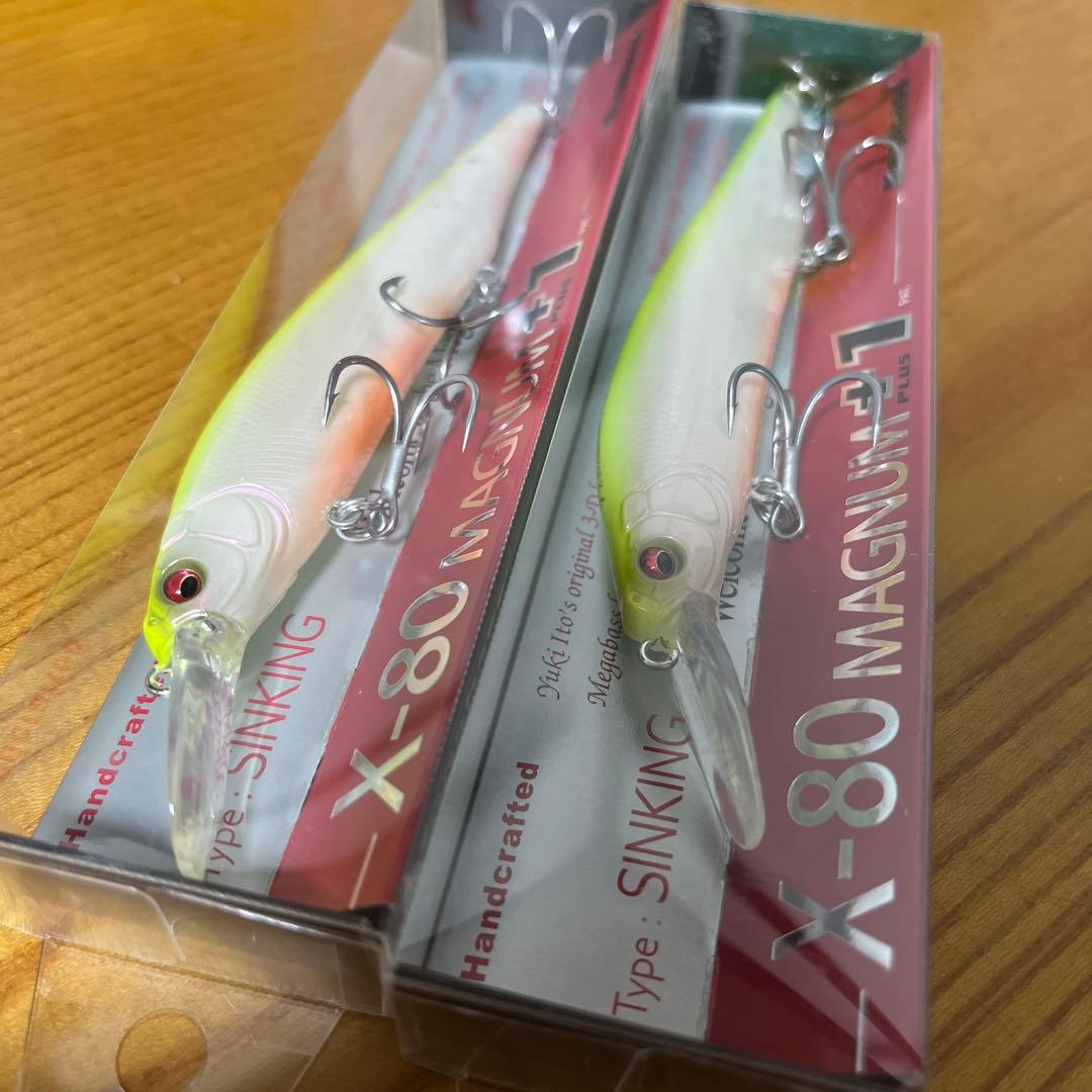 メガバス　X-80 MAGNUM +1 PMチャートバック 2個