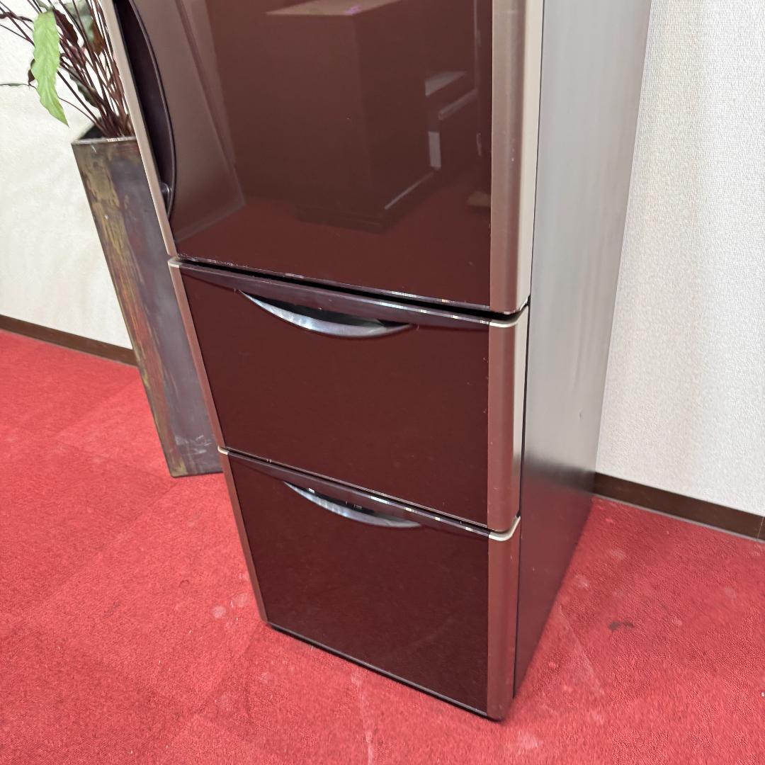 東京23区送料無料　美品日立3ドア冷蔵庫265L　ガラストップ　清掃/除菌済み