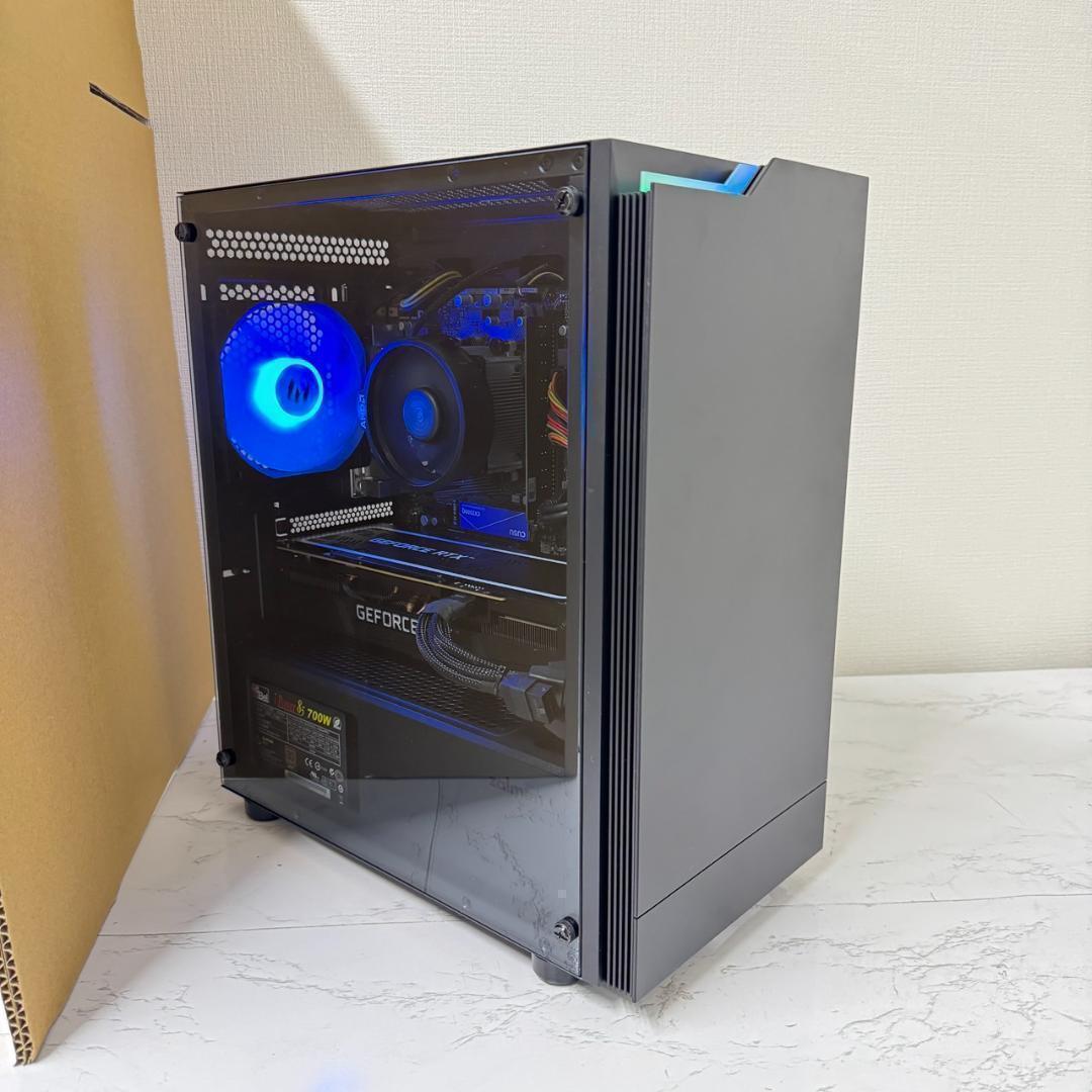 【即納激安】RTX4070Ti搭載ゲーミングPCフルセット✨新品ケース✨黒
