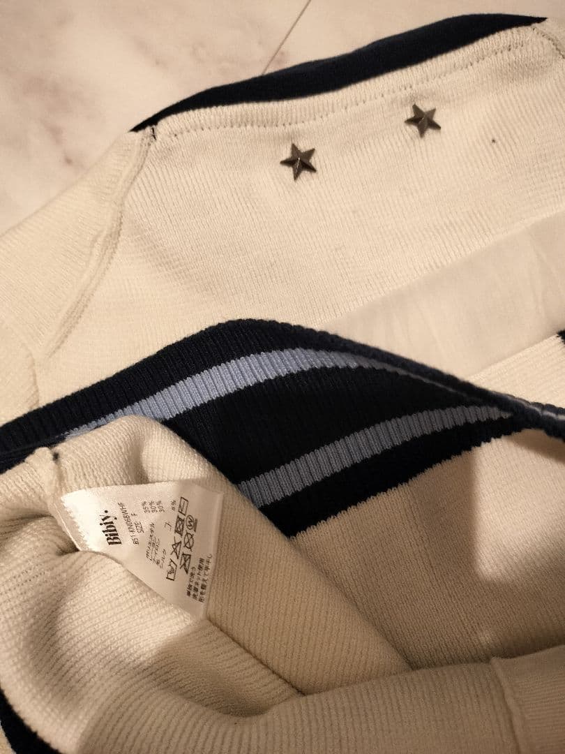 トップス bibiy B. CLUB TIE CARDIGAN