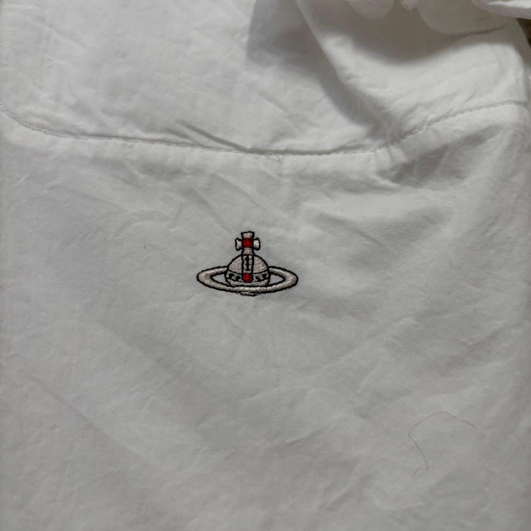 希少　ヴィヴィアンウエストウッド ラブフリル シャツ ワンピース ピンタック