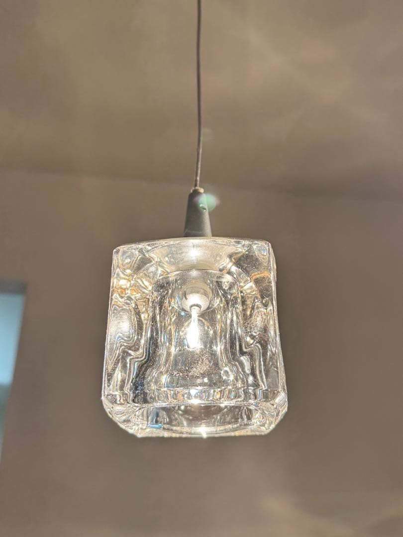 キシマ　ガラスキューブ　ペンダントライト　4灯　ダイニング　照明