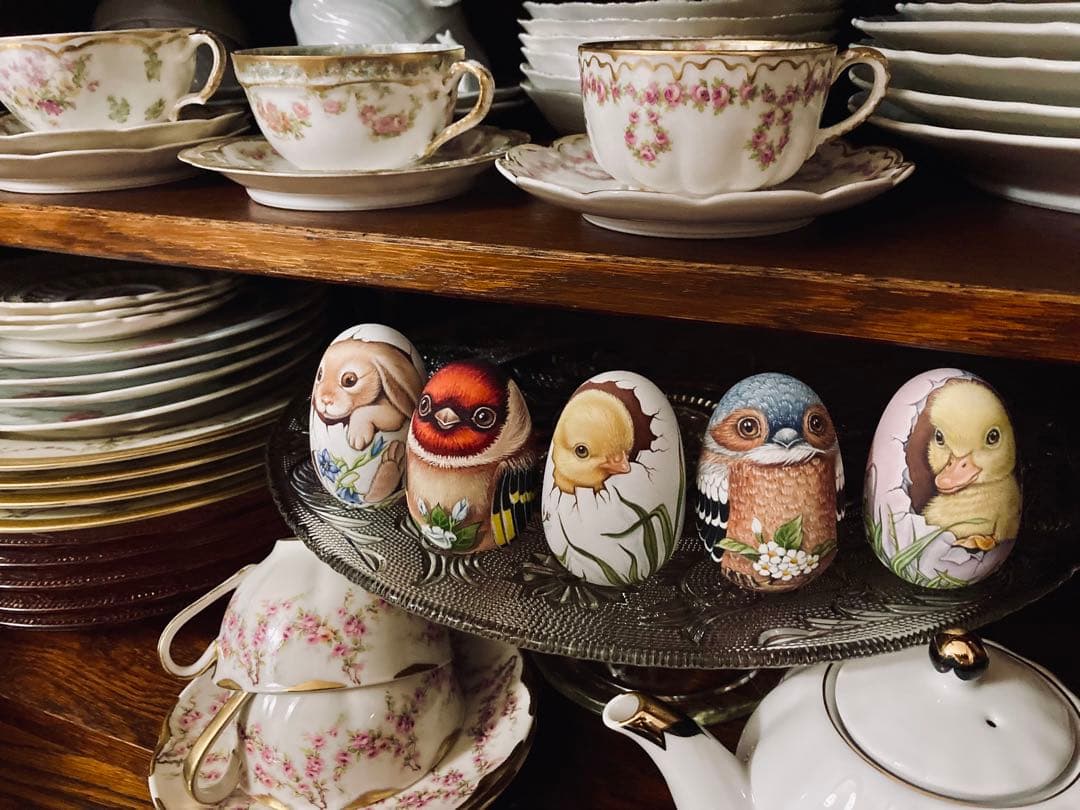 ロシア雑貨☆イースターエッグ　オーナメント 『アヒルの雛』マトリョーシカ