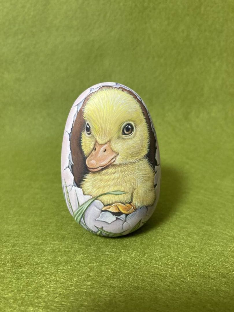 ロシア雑貨☆イースターエッグ　オーナメント 『アヒルの雛』マトリョーシカ