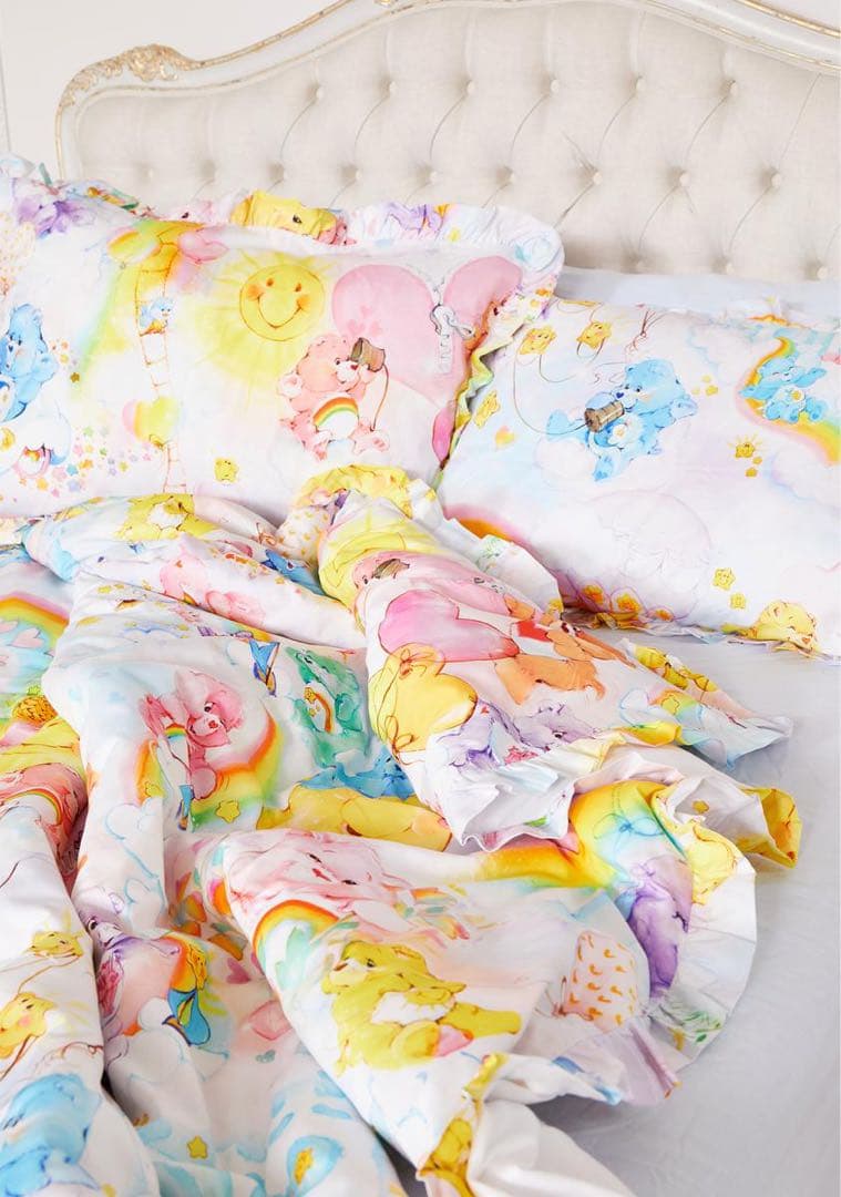 激レア！ケアベア パステル ゆめかわ USA 輸入 ファンシー カバー シーツ