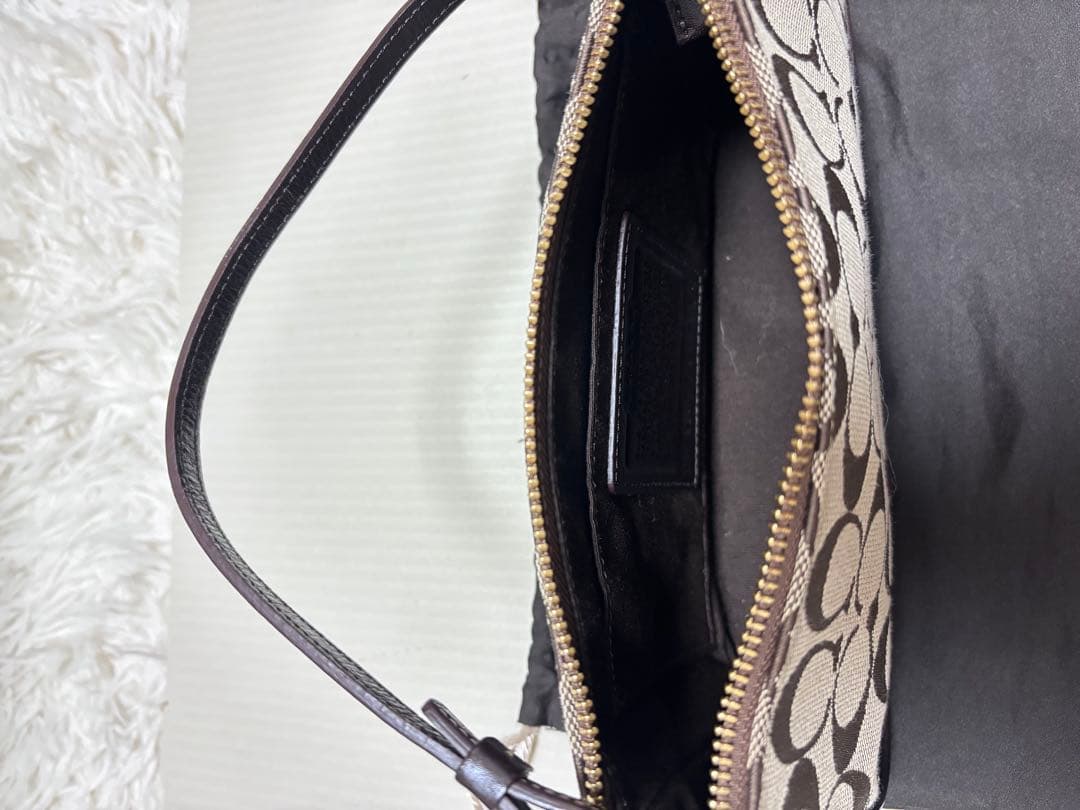 COACH ブラウン系 ハンドバッグ 保存袋付き