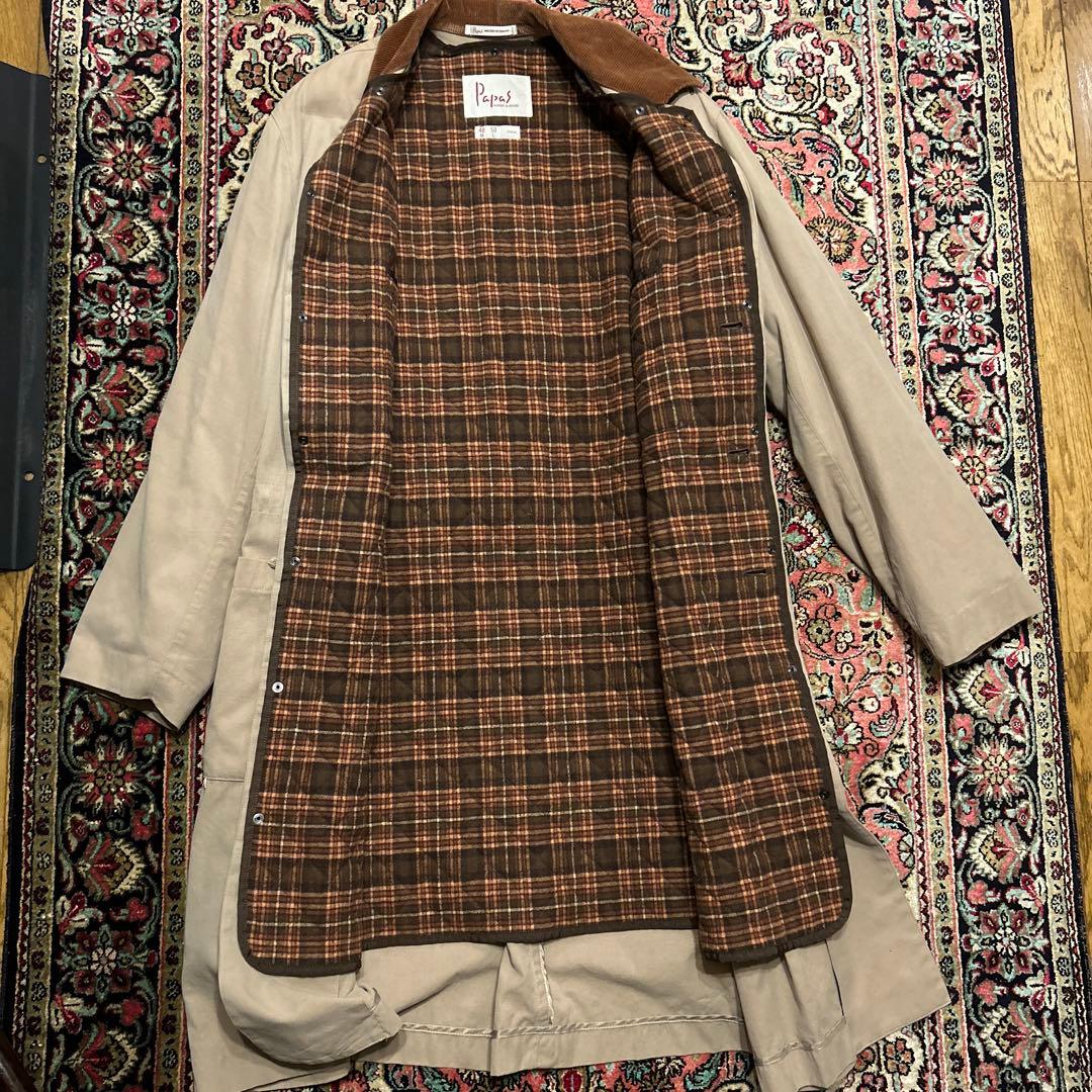 パパス papas メンズの冬用コート