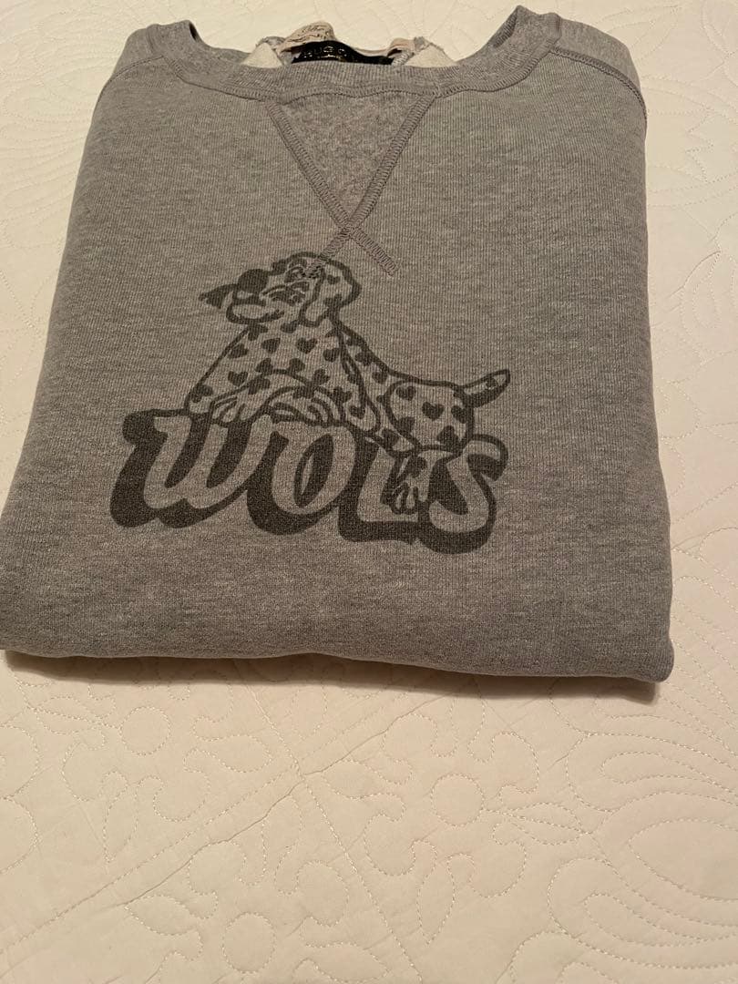 レミレリーフ×ハグオーワー クルーネックスウェット WOLS グレー