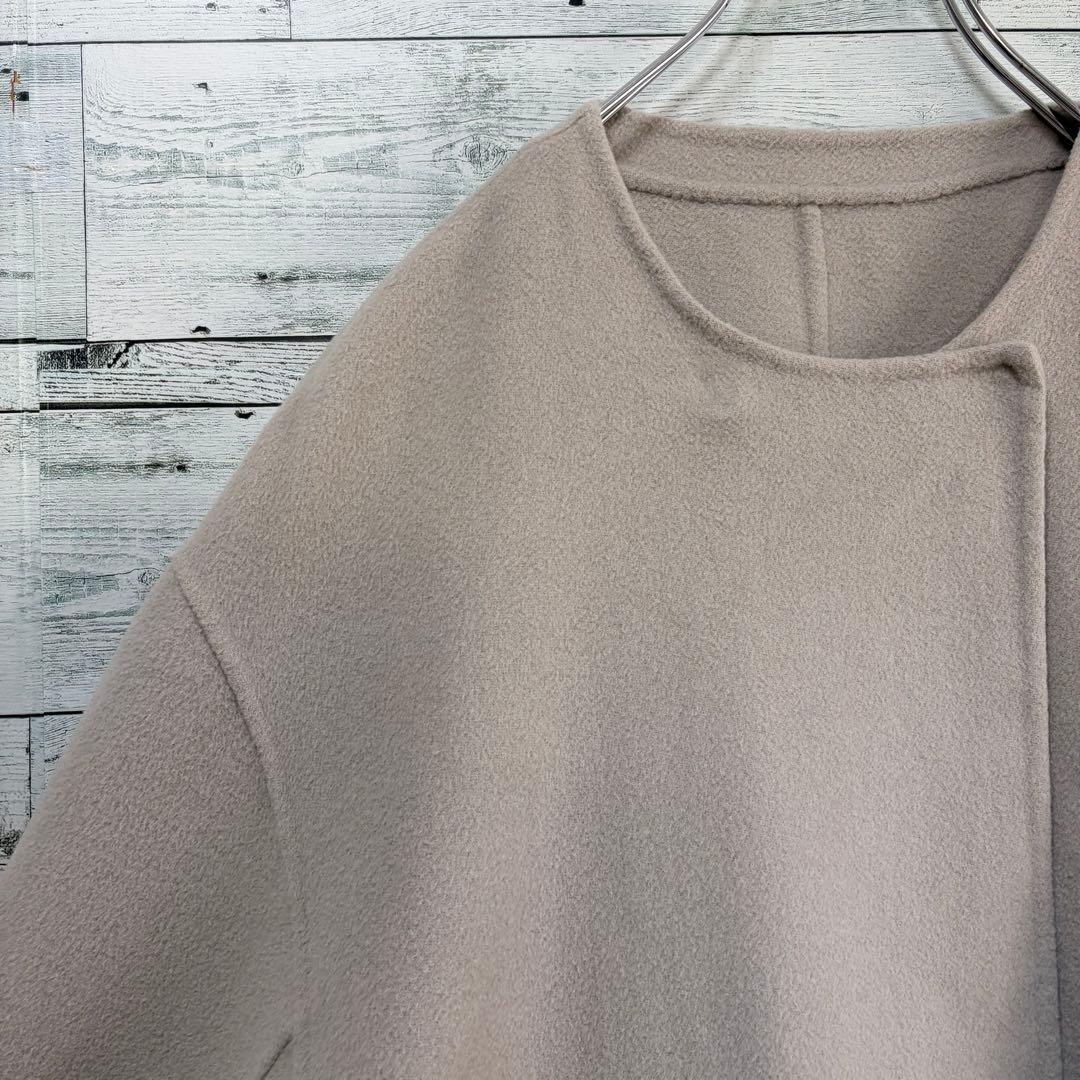 22年モデル　スローブイエナ　HAMILTONダブルフェイスウールショートコート