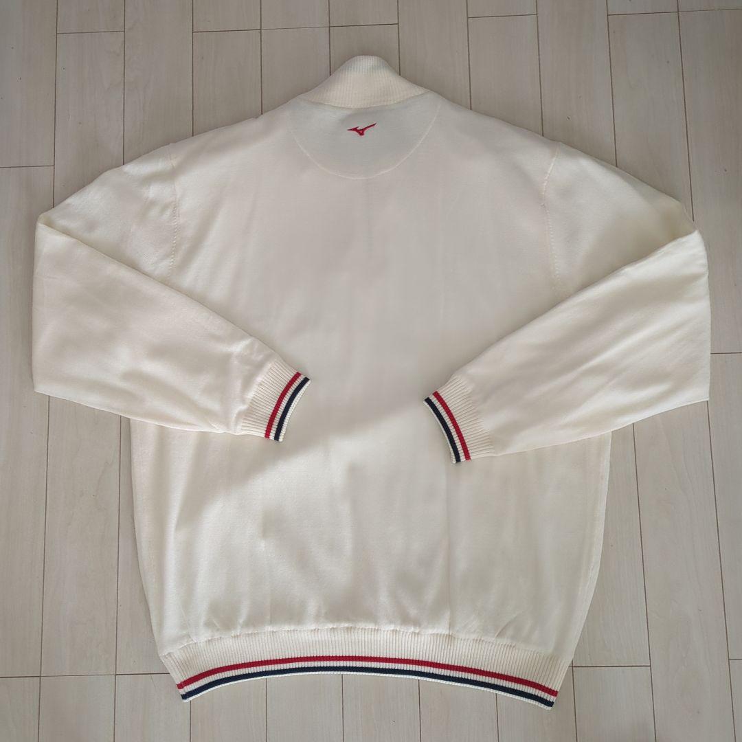 【新品タグ付・稀少サイズ4L】ミズノハーフジップアップセーター