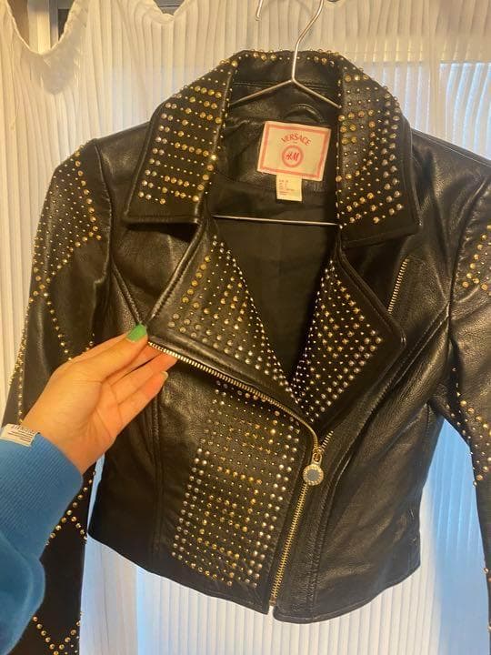 Versace x  ライダースジャケット スタッズ T25032807