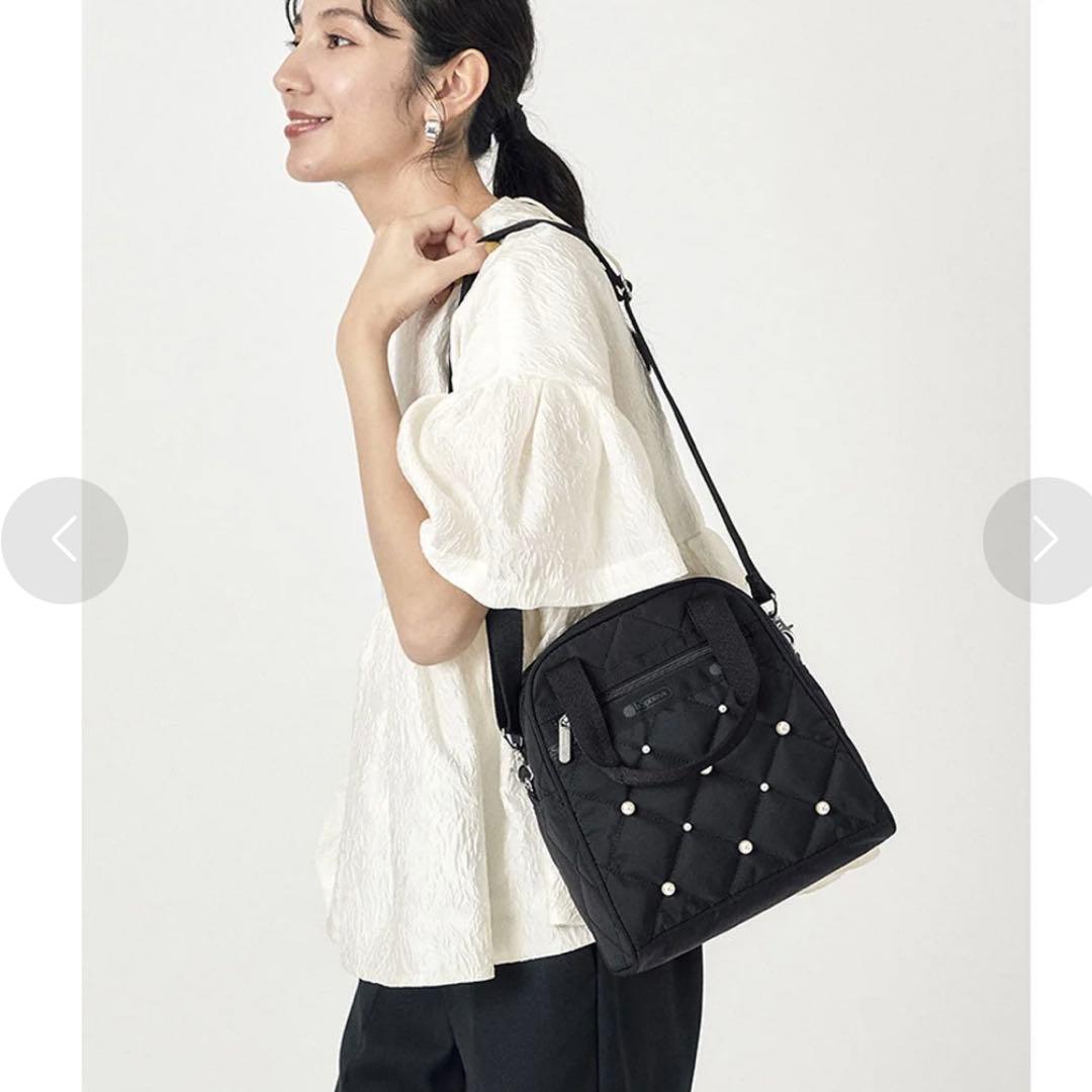 バッグ Lesportsac N/S MINI STCHL W PEARLS