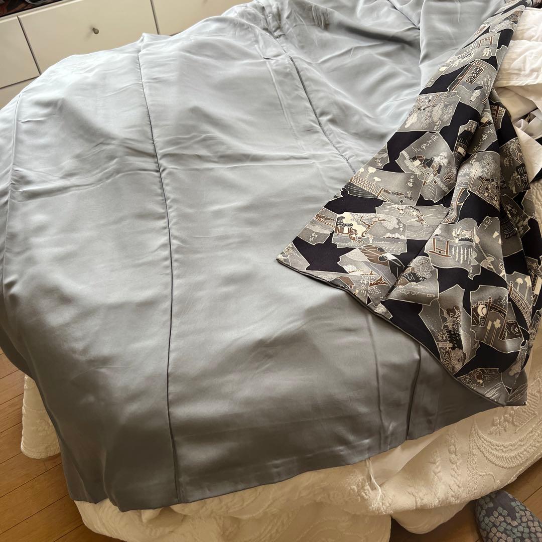 東海道53次しゃれ小紋正絹