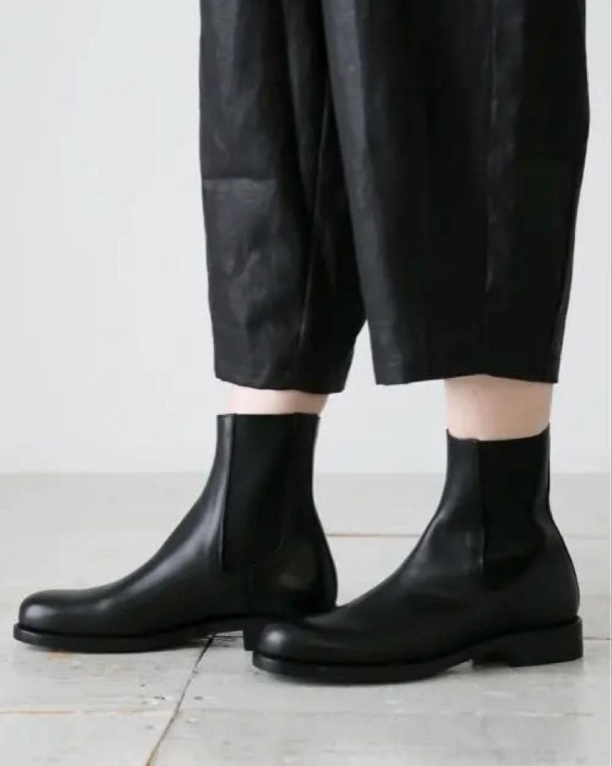 最終価格　新品　BEAUTIFUL SHOES ミニマルサイドゴア　25センチ