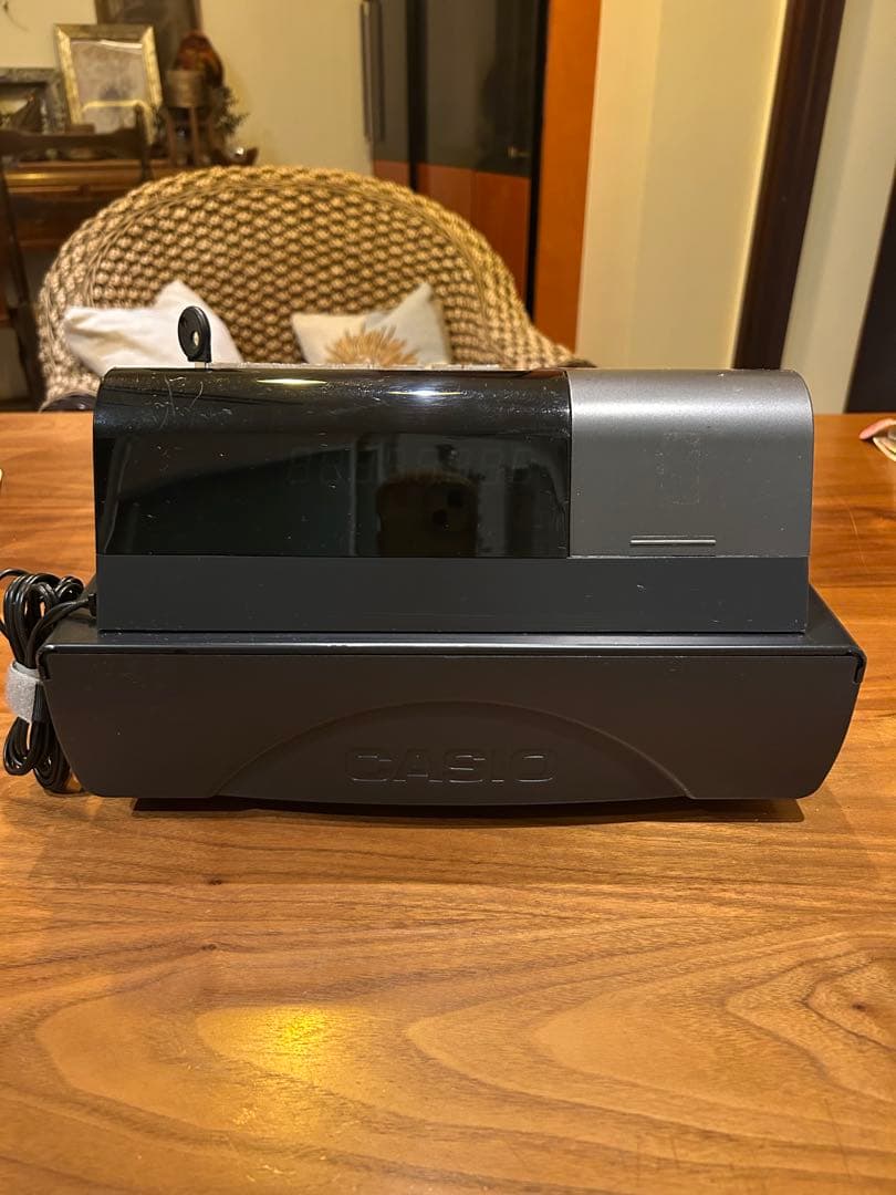 カシオ　レジスター　SE-10 黒(ブラック) 説明書、ロール4個付き‼︎