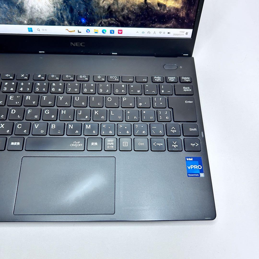 【美品】極上バッテリー｜NEC VersaPro｜第12世代i5｜高速SSD搭載
