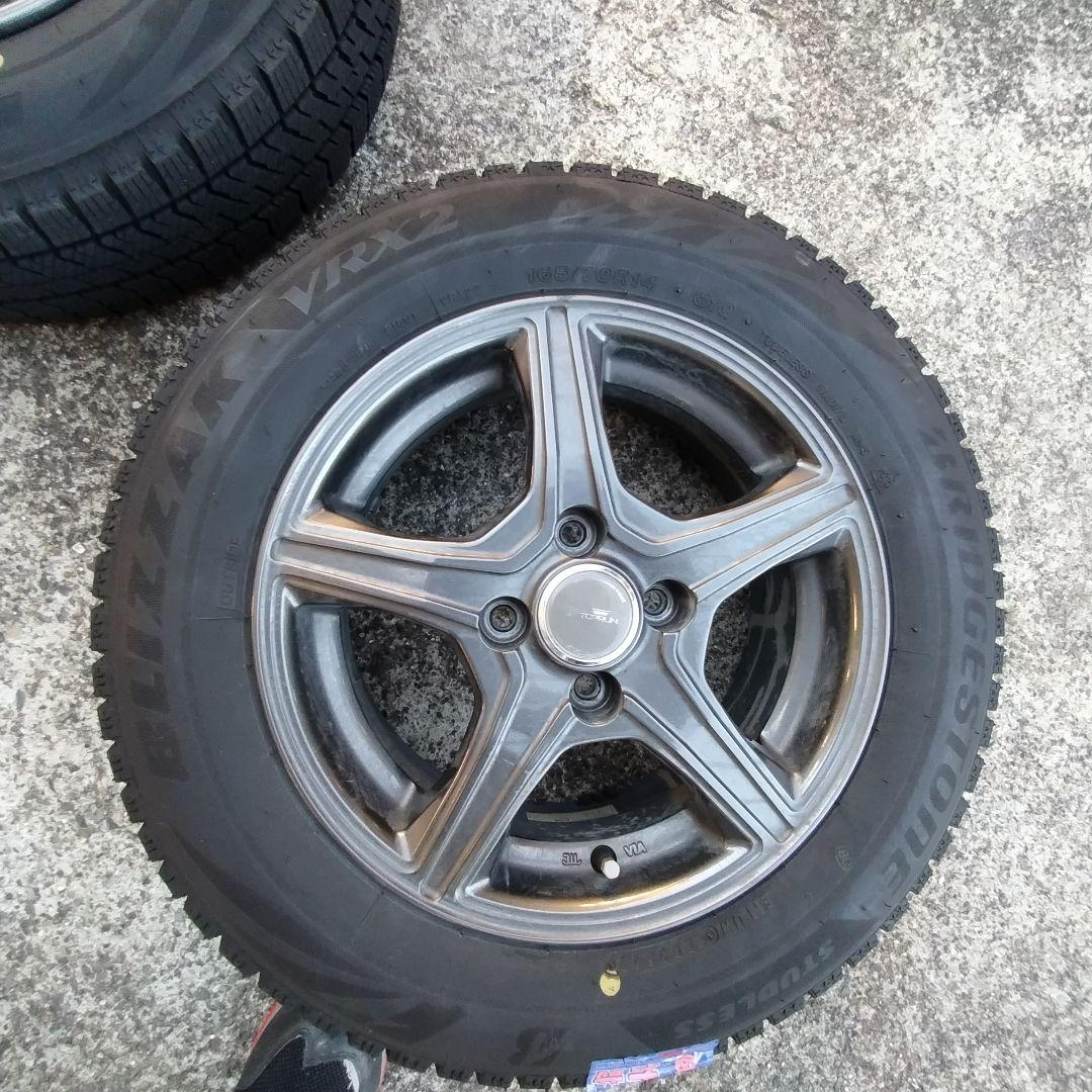 ブリヂストン　ブリザック　VRX2　ダークグレー 5本スポーク ホイールセット