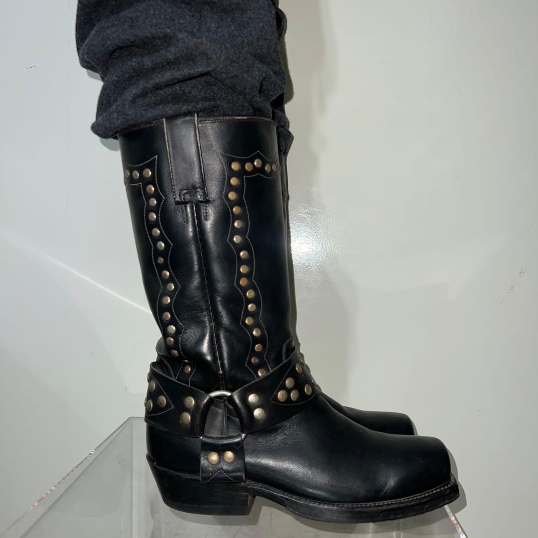 vintage スタッズ エンジニアブーツ y2k diesel yello