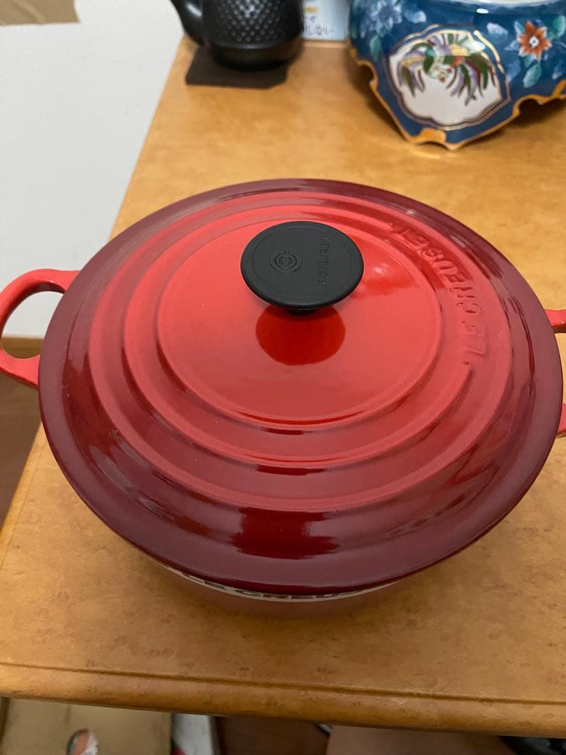 STAUB LA COCOTTE 両手鍋 赤 黒