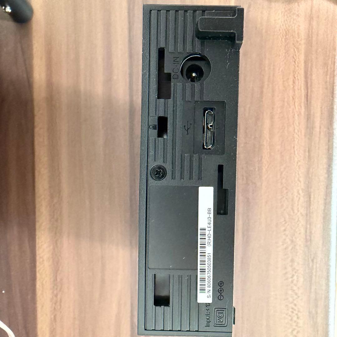 バッファロー　外付けHDD　4TB メーカー保証付