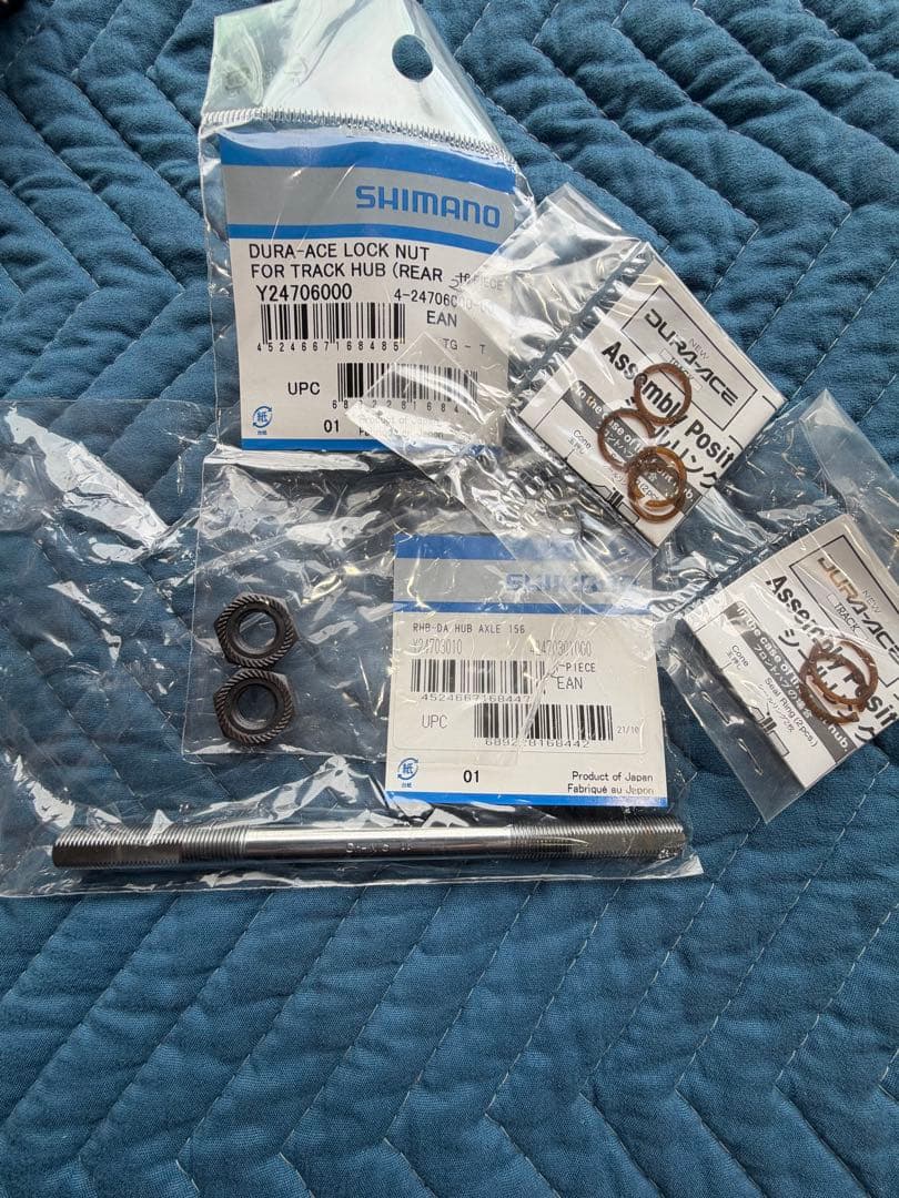 DURA-ACE HB-7600 前後ハブ 36H 　　ピスト 競輪 NJS