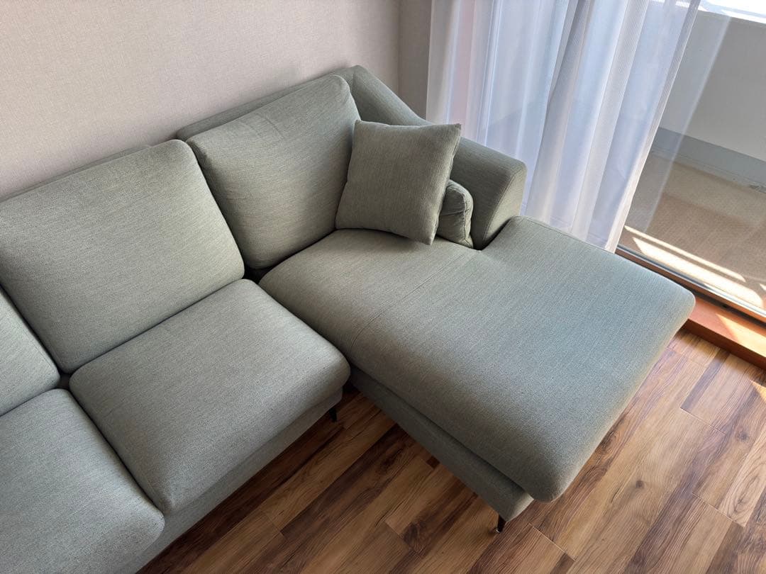 【NITORI】L字ソファ／カウチソファ 美品・引き取り限定