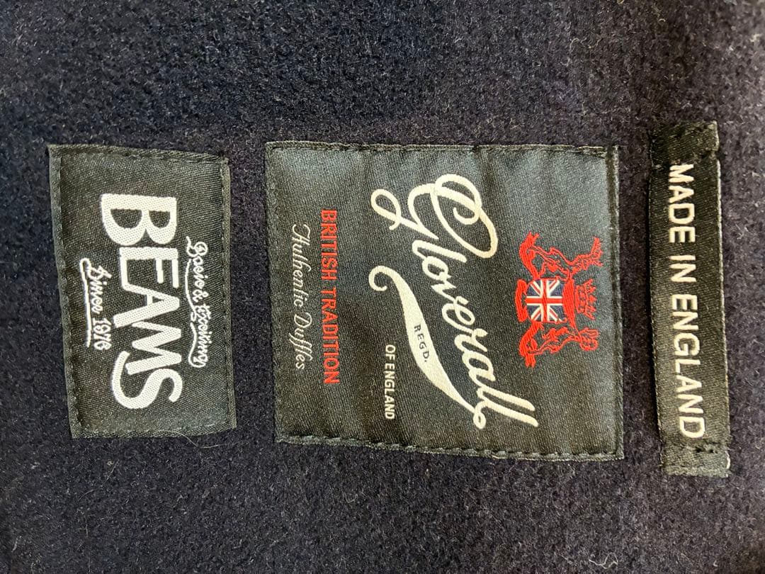 Gloverall(beams別注)ダッフルコート ネイビー