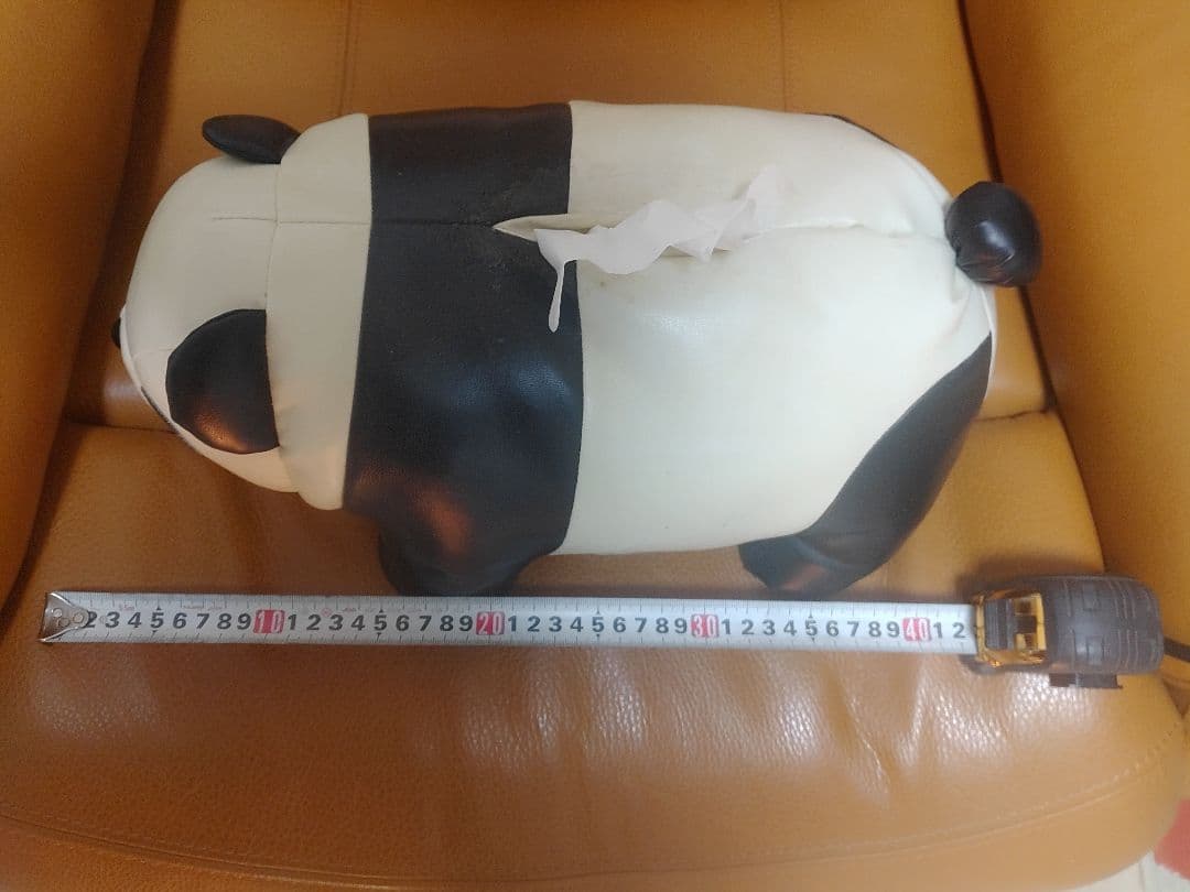 パンダ型のティッシュケース