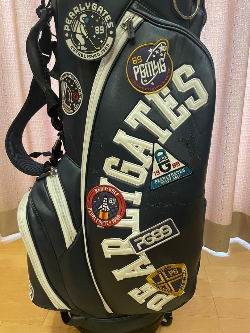 【週末限定】【限定モデル】PEARL GATES ネイビー キャディバッグ