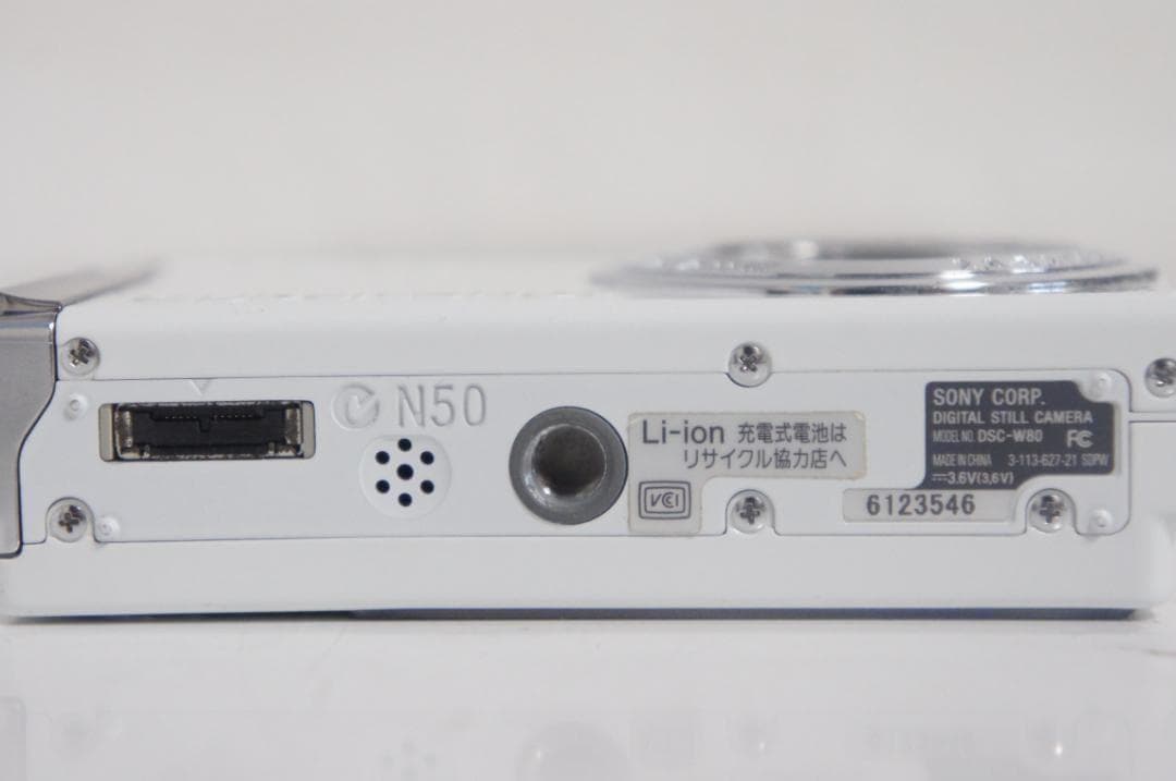 【動作美品】SONY DSC-W80 Cyber shot 0107