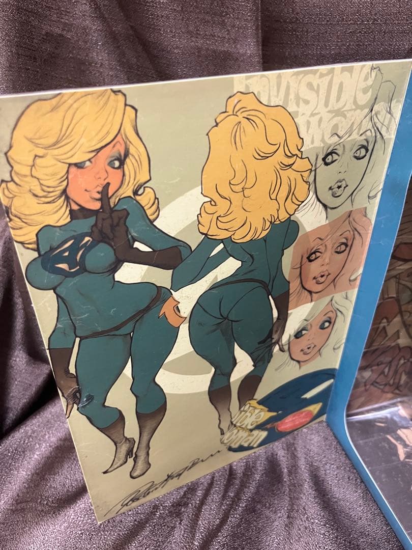 【開封品】ロッキンジェリービーン　豆魚雷　インビジブルウーマンフィギュア