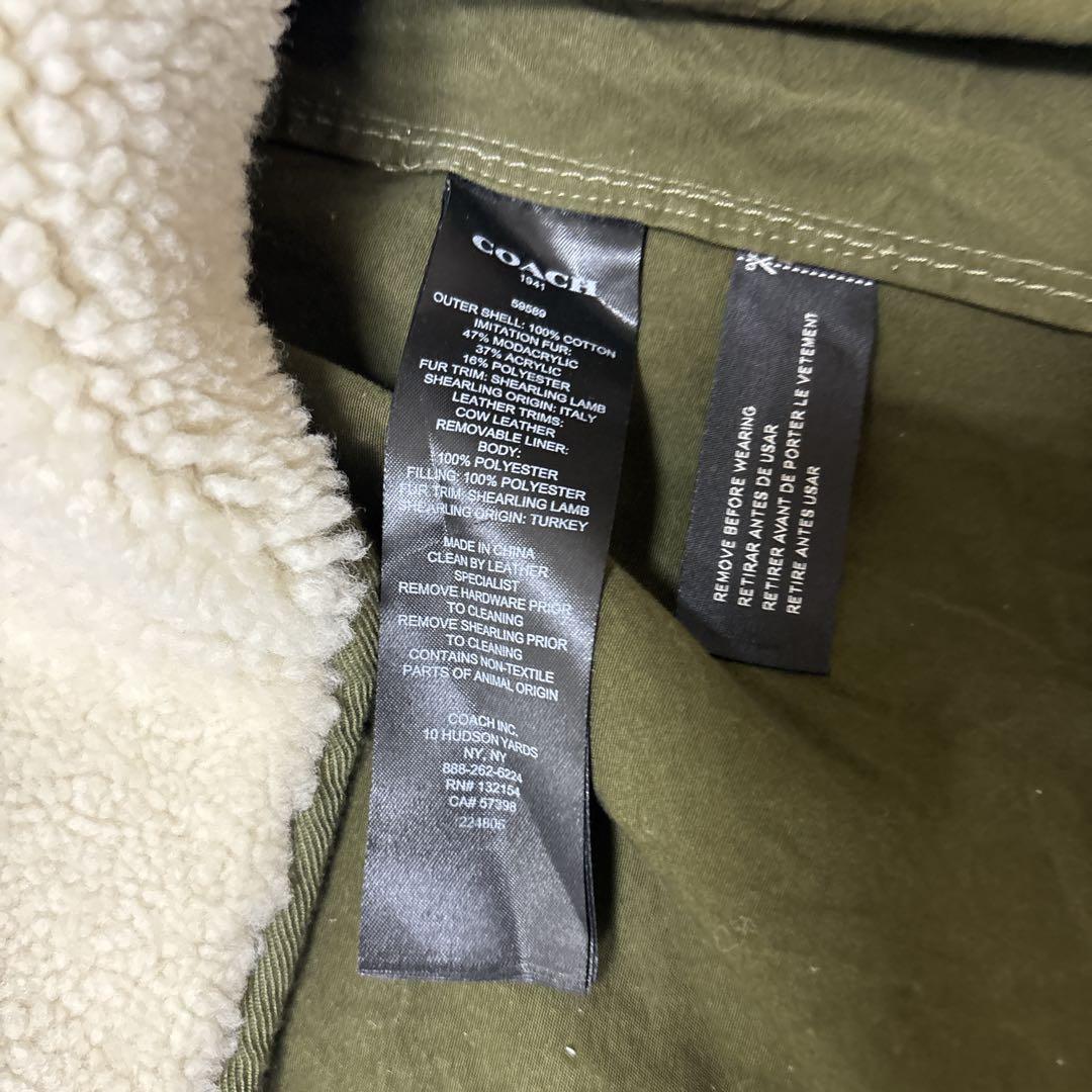 【大人気】コーチ　モッズコート　ライナー付　恐竜　44