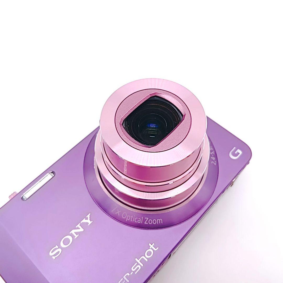 SONY サイバーショット DSC-WX10 パープル バッテリーチャジャー付き