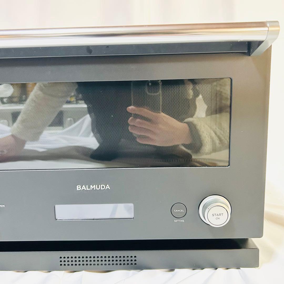 【美品】BALMUDA　バルミューダ　オーブンレンジK04A-BK