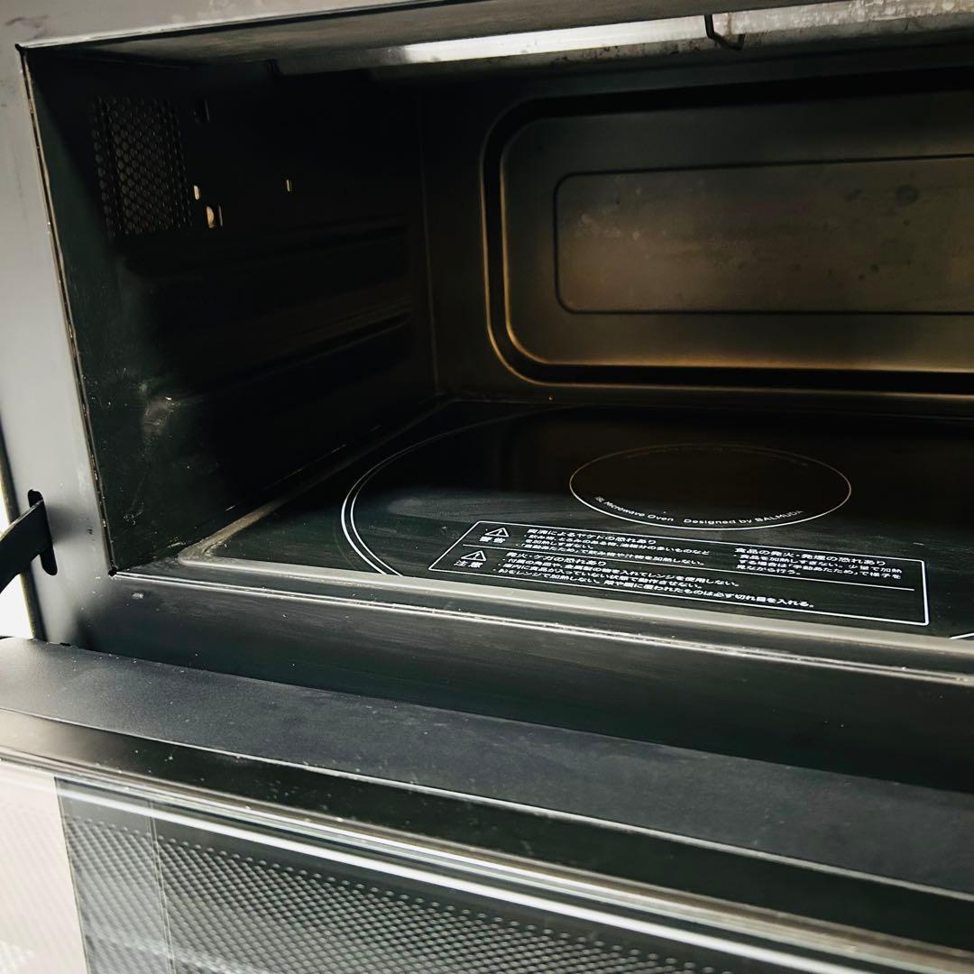 【美品】BALMUDA　バルミューダ　オーブンレンジK04A-BK