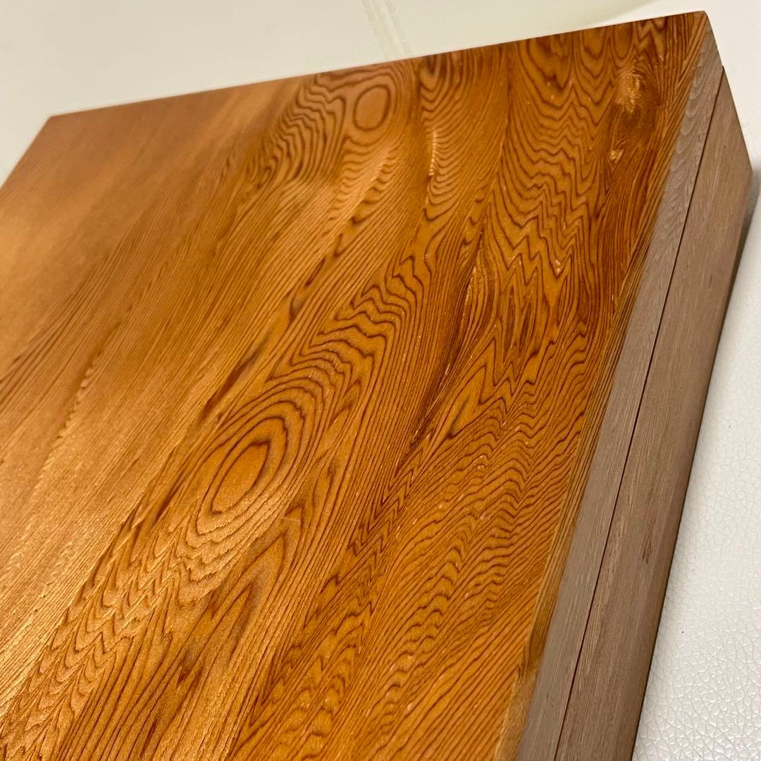 未使用品！ 屋久杉工芸 文箱 筆箱 木箱 千年の齢